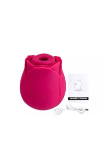 Rose Shape Vagina Sucking Vibrator Oral Nipple Sucker