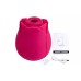 Rose Shape Vagina Sucking Vibrator Oral Nipple Sucker