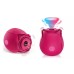 Rose Shape Vagina Sucking Vibrator Oral Nipple Sucker